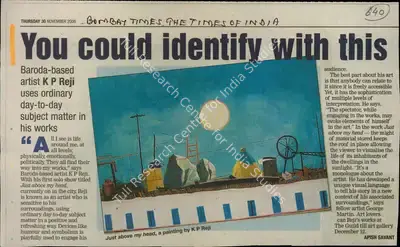 Apish Savant (Reporter), You Could Identity with This, 2006, Newspaper Clipping