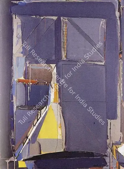 Kolte, Prabhakar (Artist). Painting I, 1995 | Collage, Ch.Lon/16.10.95, 1995