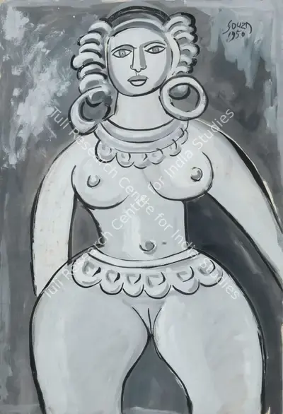 F.N. Souza (Artist), Untitled, 1950, Painting