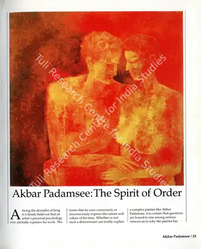 Ella Datta (Essayist), Akbar Padamsee, 1989, Essay