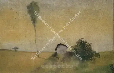Abanindranath Tagore (Artist), Landscape, 1929, Painting