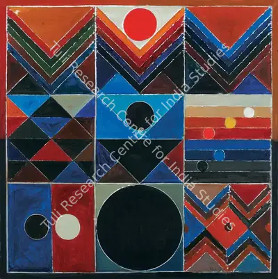 Raza, S.H. (Artist). Nature. Acrylic on canvas, 2007 | Painting | FineArts | 00577172