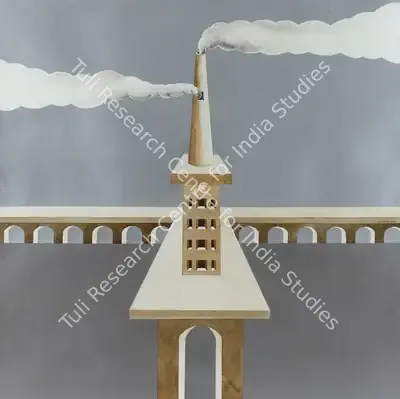 Gigi Scaria (Artist), Monuments of our time, 2013, Painting