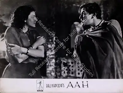 Jaywant Pathare (Cinematographer), Aah, 1953, Lobby Card