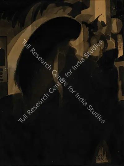 Gaganendranath Tagore (Artist), Untitled, 1921, Painting