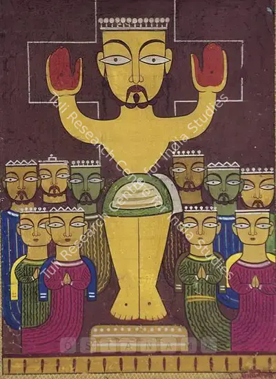 Studio of Jamini Roy (Artist), Crucifixion, 1955, Painting