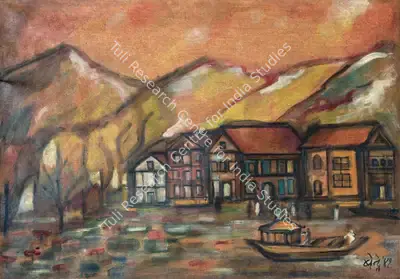 N.S. Bendre (Artist), Kashmir Series, 1941, Painting