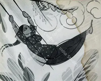 K.C. Aryan (Artist), The Swing, Painting
