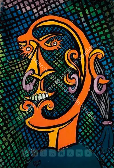 F.N. Souza (Artist), Untitled, 1950, Painting