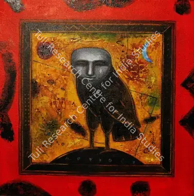 Baiju Parthan (Artist), Image of Waiting, 1999, Painting