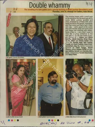 Pradeep Chandra (Reporter), Double Whammy, 2008, Newspaper Clipping