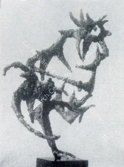 Rajnikant Panchal (Artist), Cock, 1960, Sculpture