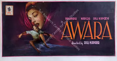 Raj Kapoor (Producer), Awara, 1951, Original Artwork for Film