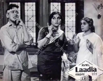 D. Rajagopal (Cinematographer), Laadla, 1966, Lobby Card