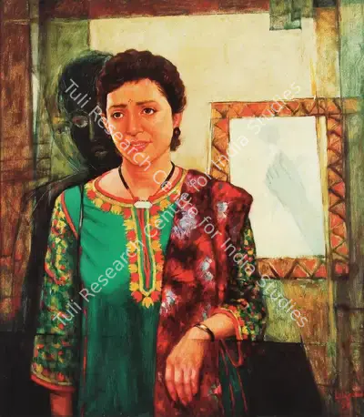 Isha Mahammad (Artist), Shadows, 1993, Painting