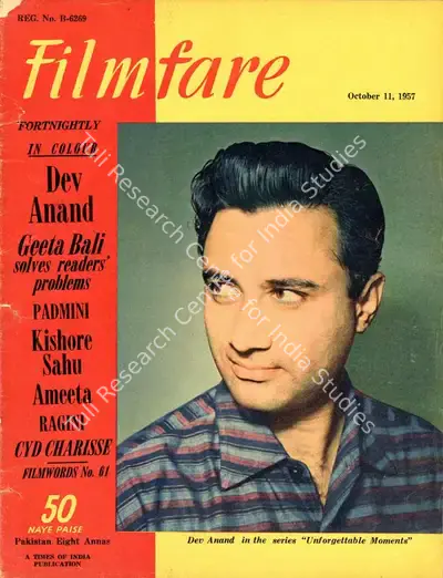 C.R. Mandy (Editor), Filmfare, 1957, Magazine