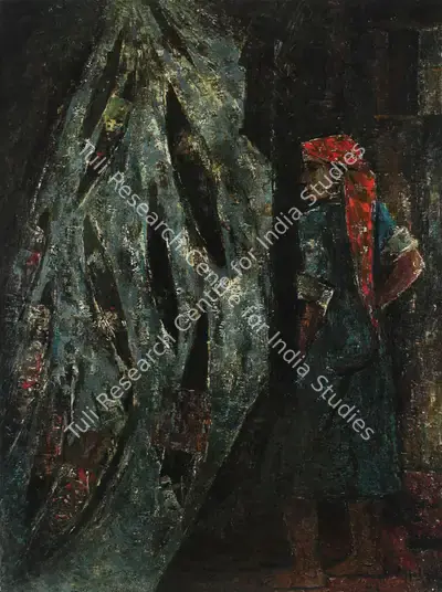 K.K. Hebbar (Artist), Untitled, 1963, Painting