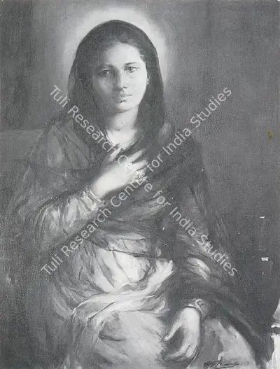 Trindade, A.X. (Artist). Madonna with Halo. Oil on canvas, 1932 | Painting | FineArts | 00371181