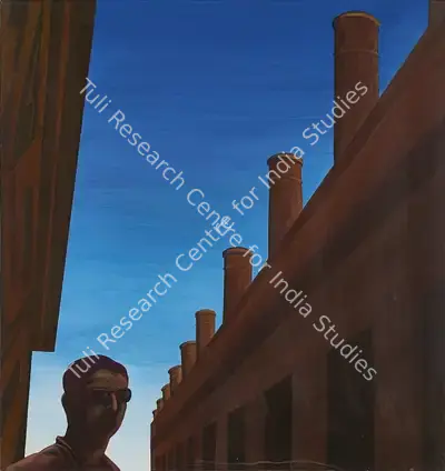 Nikhileshwar Baruah (Artist), The Visitor, 2008, Painting