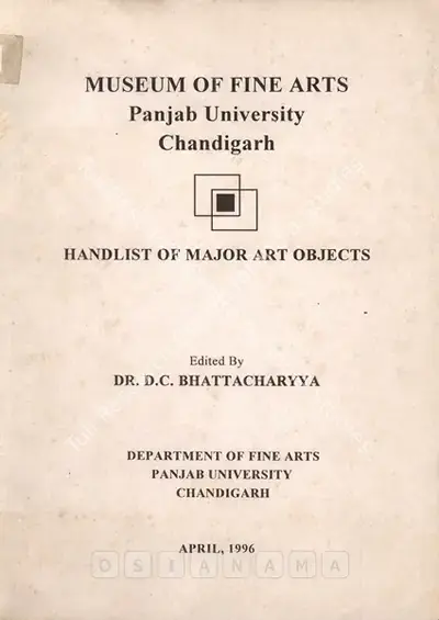 D.C. Bhattacharya (Editor), Handlist of Major Art Objects, 1996, Edited Book