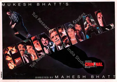 Mukesh Bhatt (Producer), Criminal, 1994, Song-Synopsis Booklet