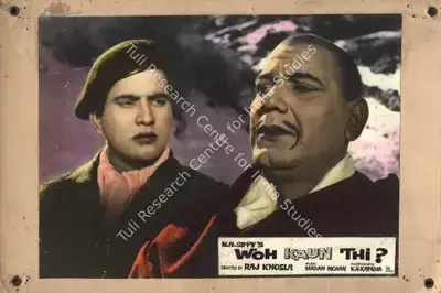 K.H. Kapadia (Cinematographer), Woh Kaun Thi, 1964, Photographic Still Mounted on Lobby Card