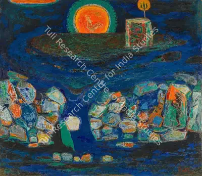 Hebbar, K.K. (Artist). Untitled, c.1966 | Painting, So.Lon/26.09.24, 2024 · Sotheby's