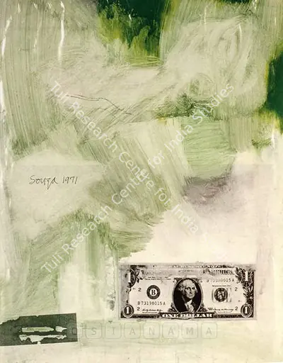 F.N. Souza (Artist), The Colour Of Money, 1971, Painting