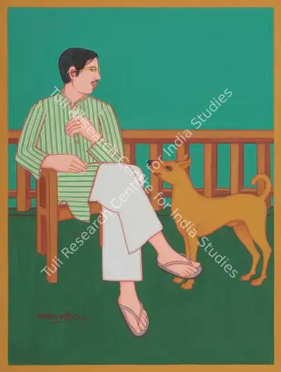 Lalu Prasad Shaw (Artist), Untitled, 2014, Painting