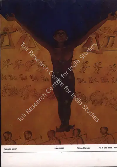 Arpana Caur (Artist), Arpana Caur, 1994, Solo Exhibition Invitation