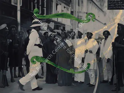 Atul Dodiya (Artist), Campaigners during the Quit India Movement, Gowalia Tank - 1942, 2014, Painting