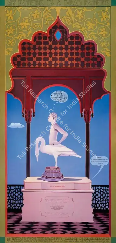 Surendran Nair (Artist), Et In Ayodhya Ego... If Not, The Stygian Oath of Abjuration. The Bad Behavior of Singularities, 2005, Painting