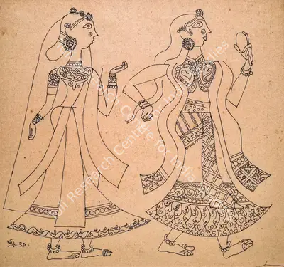 K. Laxma Goud (Artist), Untitled, 1970, Painting