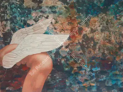 Vasundhara Tewari Broota (Artist), Freeing The Angel, 2002, Painting