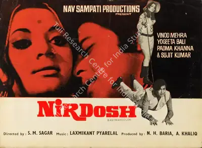 A. Khaliq (Producer), Nirdosh, 1973, Song-Synopsis Booklet