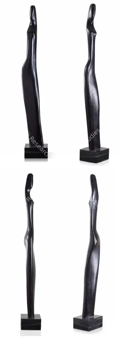 Sankho Chaudhuri (Artist), Untitled (Standing Figure), 1955, Sculpture