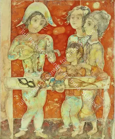 Sakti Burman (Artist), Untitled, 1980, Painting