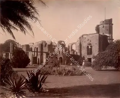 John Edward Sache (Photographer), Residency Ruins, Lucknow, 1875, Antiquarian Photograph