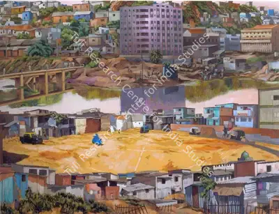 Sudhir Patwardhan (Artist), The Clearing, 2007, Painting