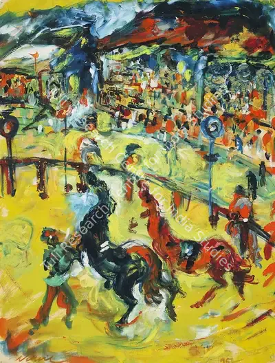 Nikhil Biswas (Artist), Untitled, 1952, Painting