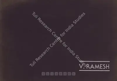 V. Ramesh (Artist), V. Ramesh, 1993, Solo Exhibition Catalogue