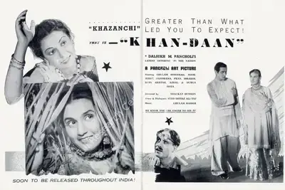 Shaukat Hussain Rizvi (Director), Khandaan, 1942, Advertisement