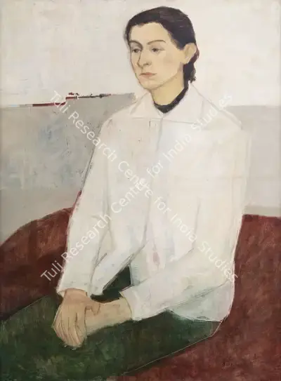 Sakti Burman (Artist), Untitled (Meite), 1950, Painting