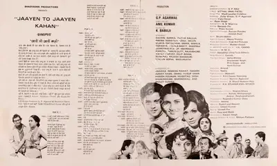 Jaayen To Jaayen Kahan, Actor, 1980