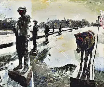 Bhattacharjee, Bikash (Artist). Salvationist, 1997 | Painting, AG.Mum/11.03.26, 2026 · Asta Guru
