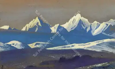 Nicholas&nbsp;Roerich (Artist), Qaraqorum (Karakoram), 1938, Painting