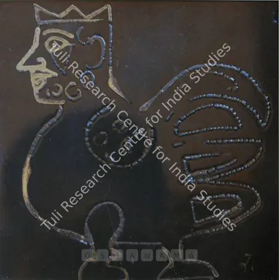 Badri Narayan (Artist), Bird Man, Painting