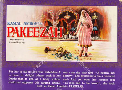 Kamal Amrohi (Producer), Pakeezah, 1971, Song-Synopsis Booklet