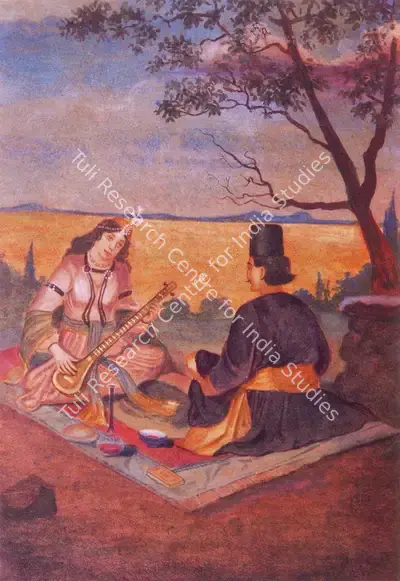M.V. Dhurandhar (Artist), Omar Khayyam Series 03, Painting