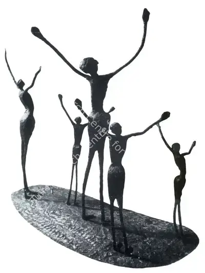 Amar Sehgal (Artist), Uprising, 1956, Sculpture